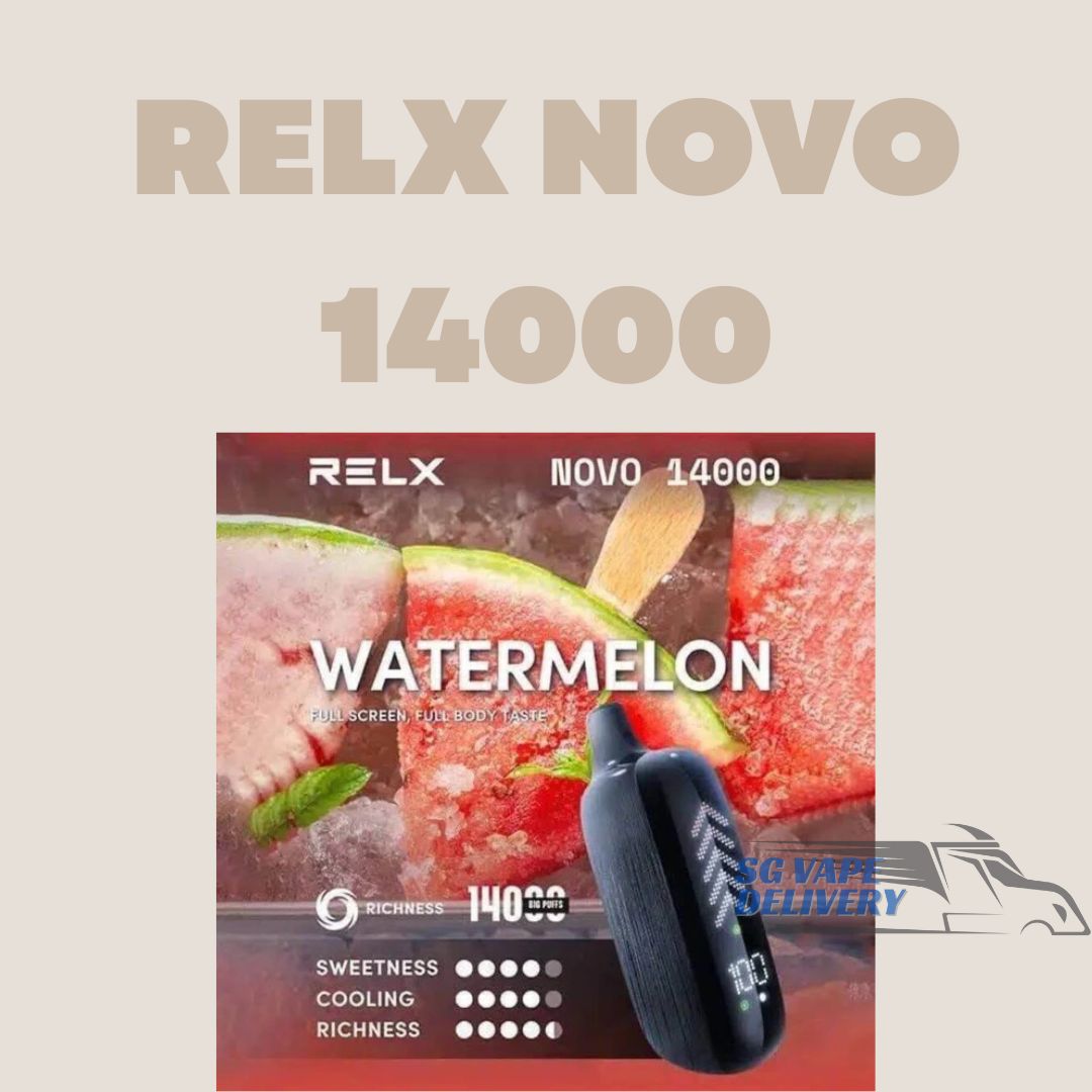 RELX-NOVO-14000-WATERMELON-VAPESGDELIVERY